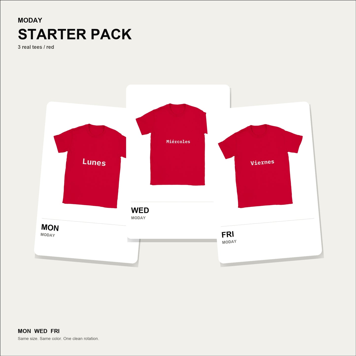 moday-starter-pack-es-ibmplexmono bundle hero 赤