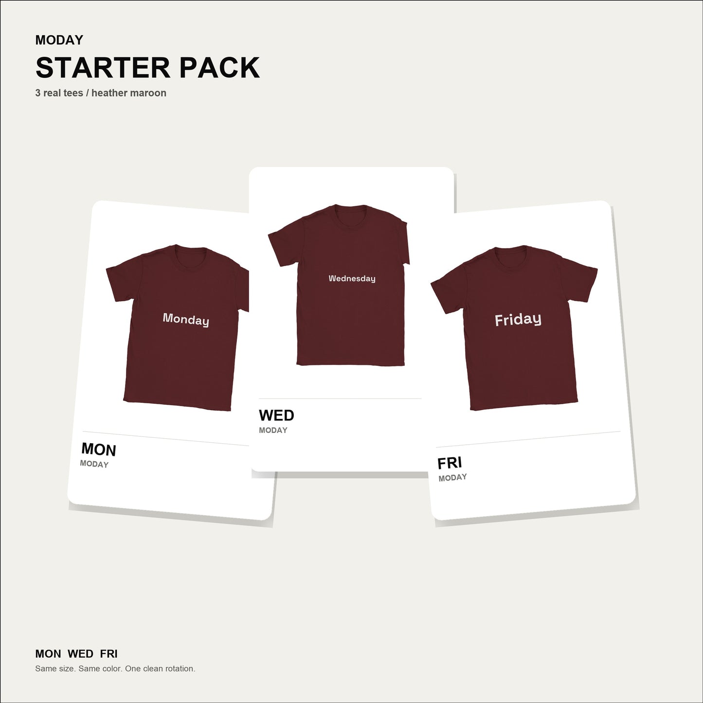 moday-starter-pack-en-spacegrotesk bundle hero ヘザーマルーン