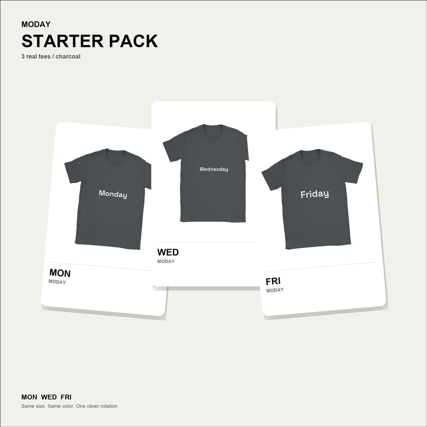 moday-starter-pack-en-spacegrotesk bundle hero チャコールグレー