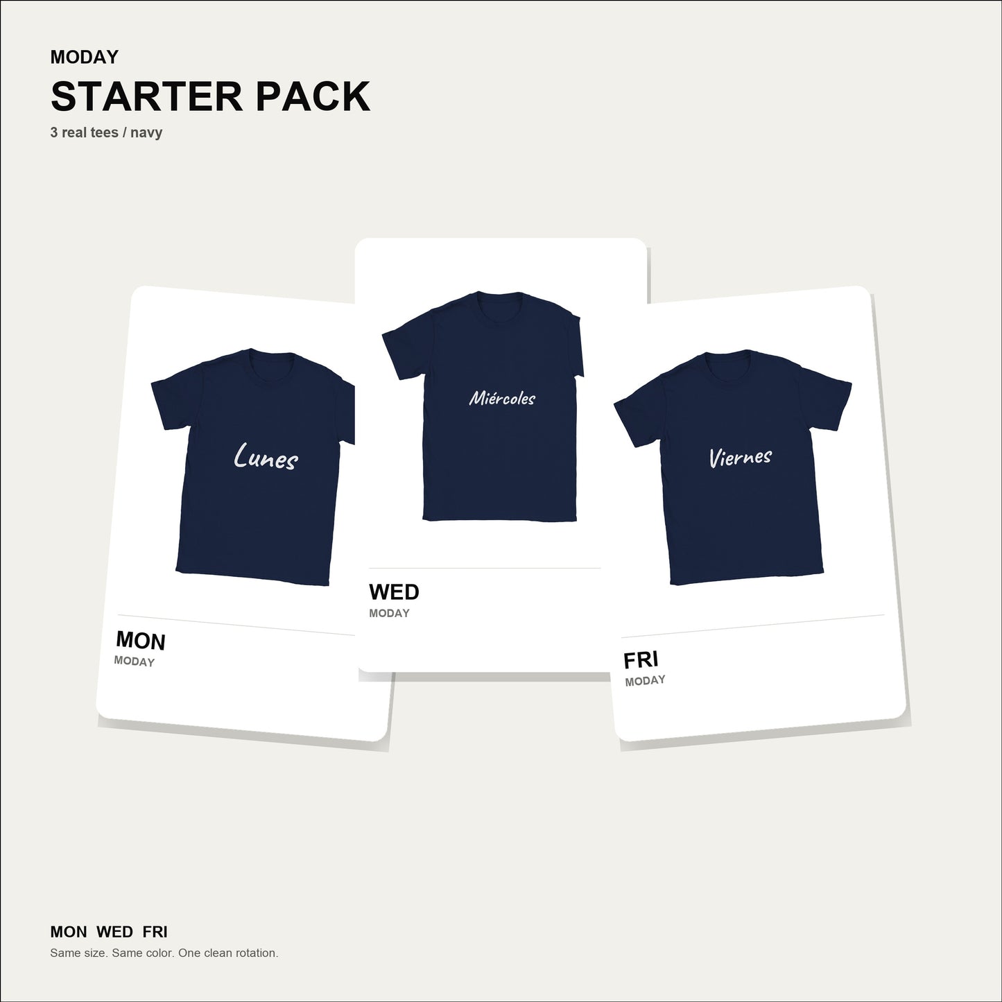 moday-starter-pack-es-caveat bundle hero ネイビー