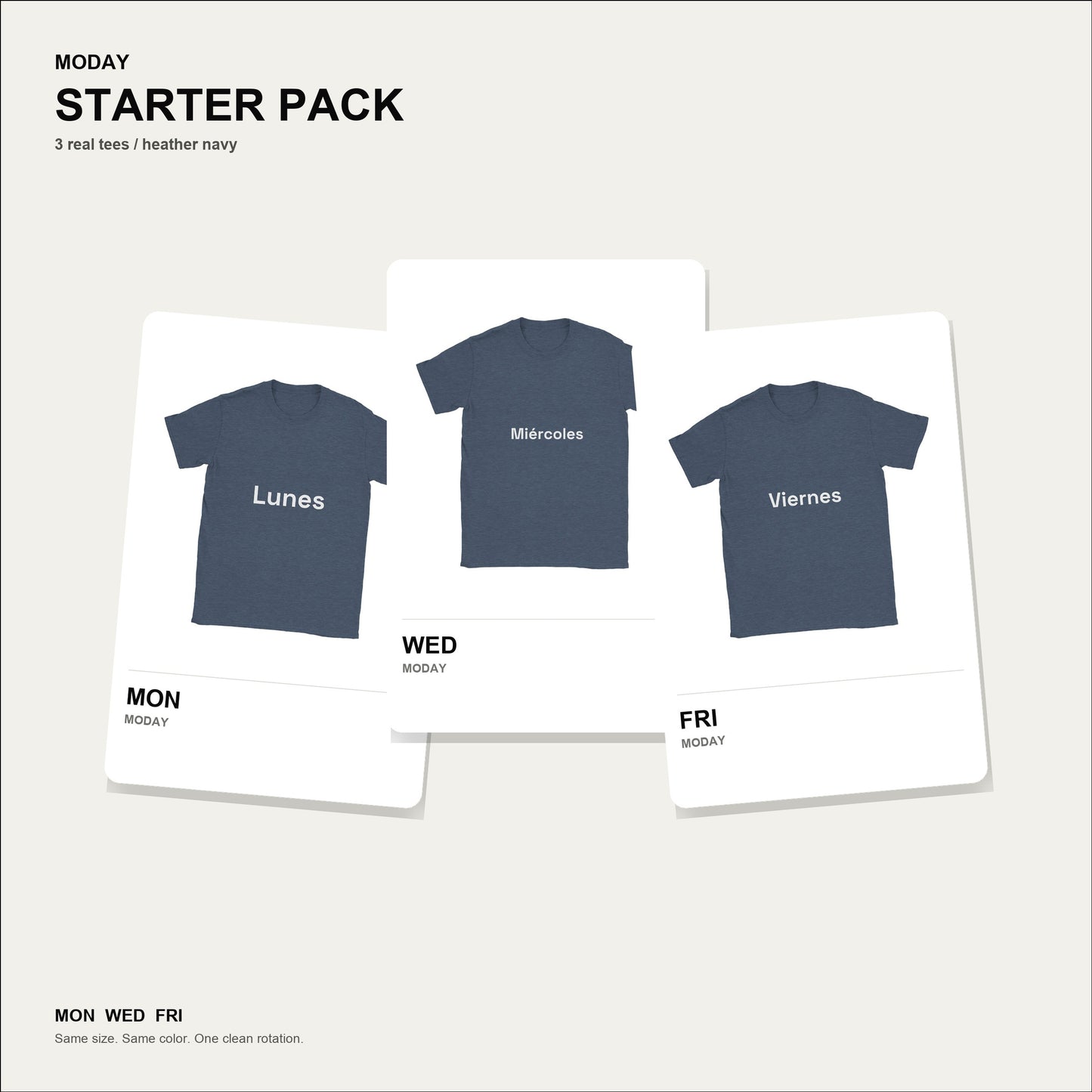 moday-starter-pack-es-spacegrotesk bundle hero ヘザーネイビー