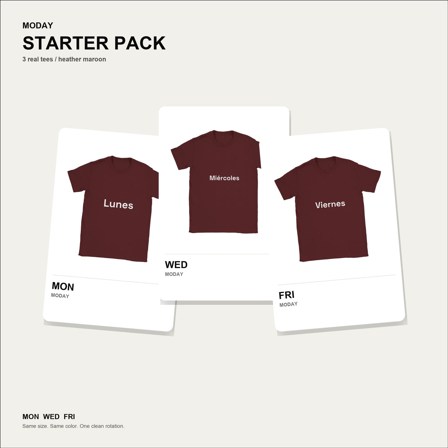 moday-starter-pack-es-spacegrotesk bundle hero ヘザーマルーン
