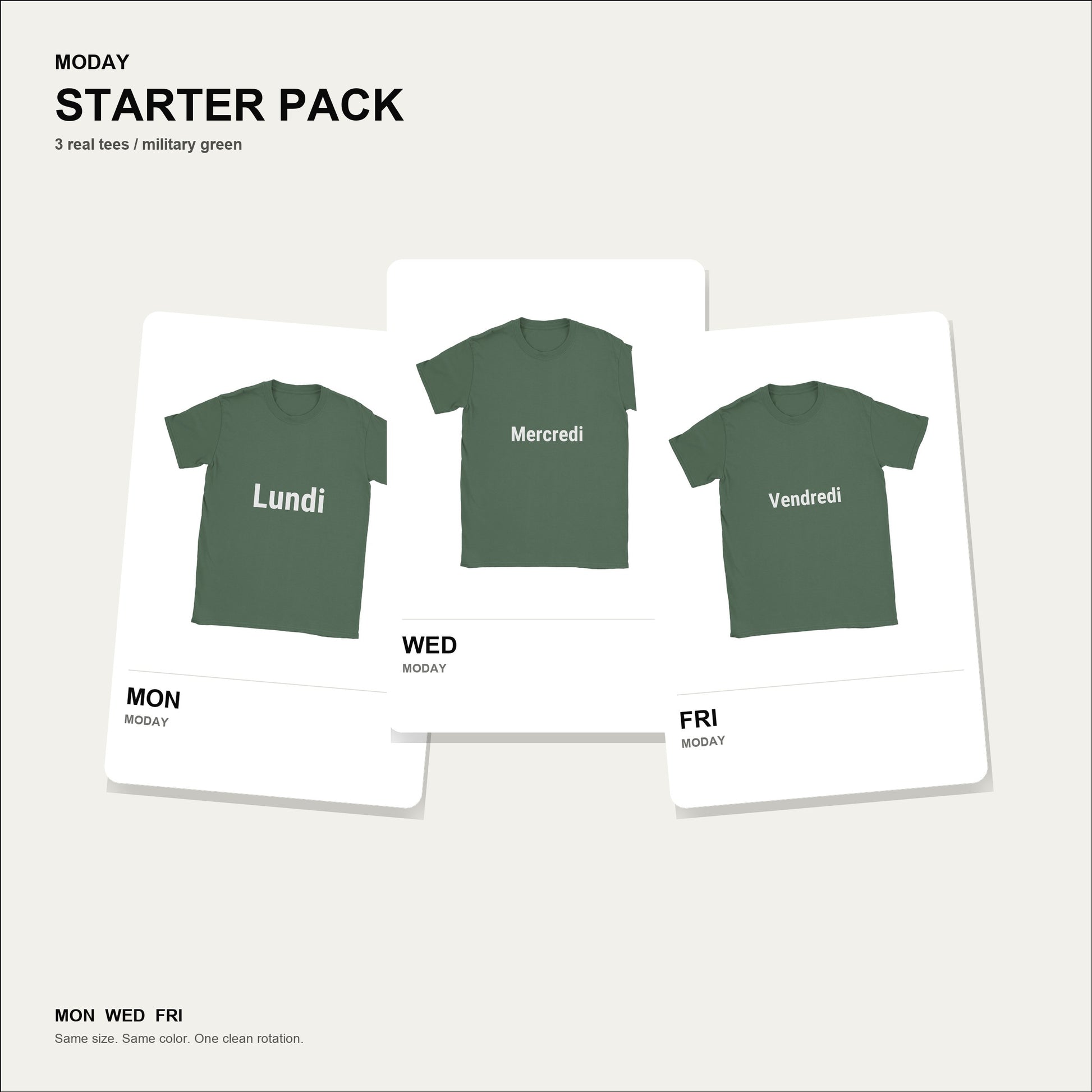 moday-starter-pack-fr-robotocond bundle hero ミリタリーグリーン