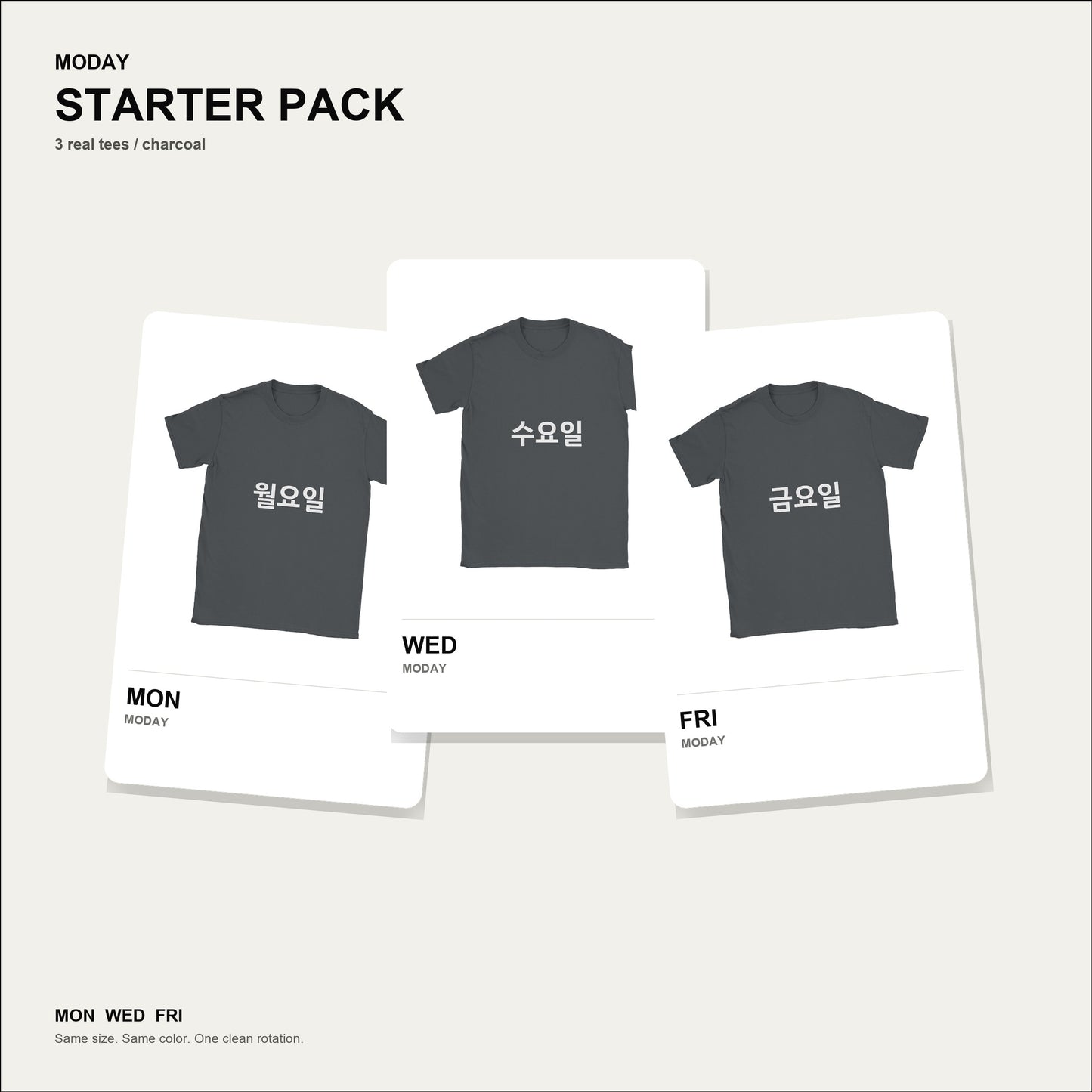 moday-starter-pack-ko-ibmplexkr bundle hero チャコールグレー