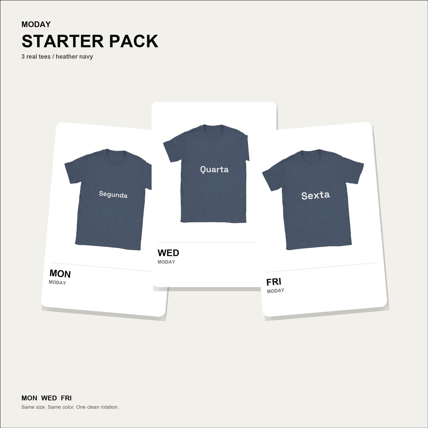 moday-starter-pack-pt-spacegrotesk bundle hero ヘザーネイビー