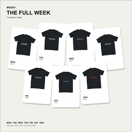 moday-the-full-week-es-ibmplexmono bundle hero 黒