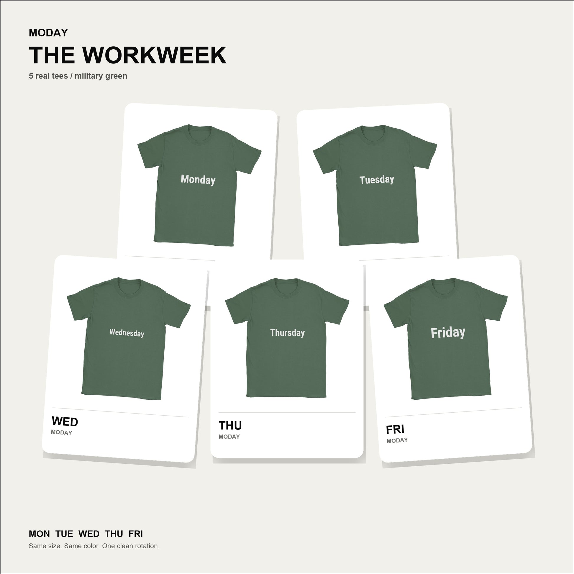 moday-the-workweek-en-robotocond bundle hero ミリタリーグリーン