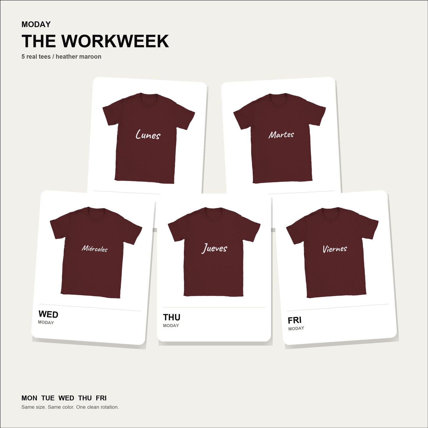 moday-the-workweek-es-caveat bundle hero ヘザーマルーン
