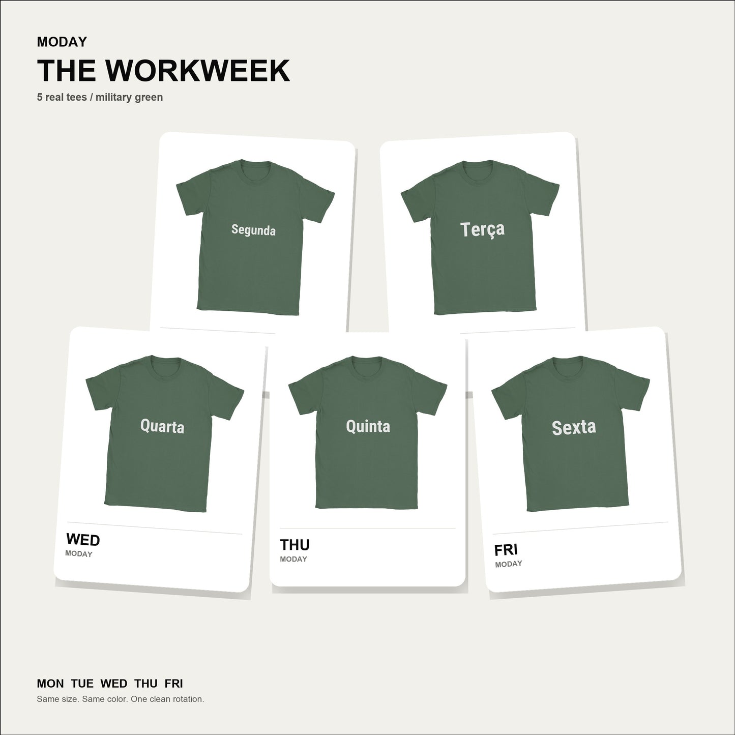 moday-the-workweek-pt-robotocond bundle hero ミリタリーグリーン